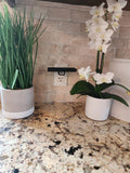 Plastic Charging Station Shelf, Outlet Mount Docking Station, Tech Organizer