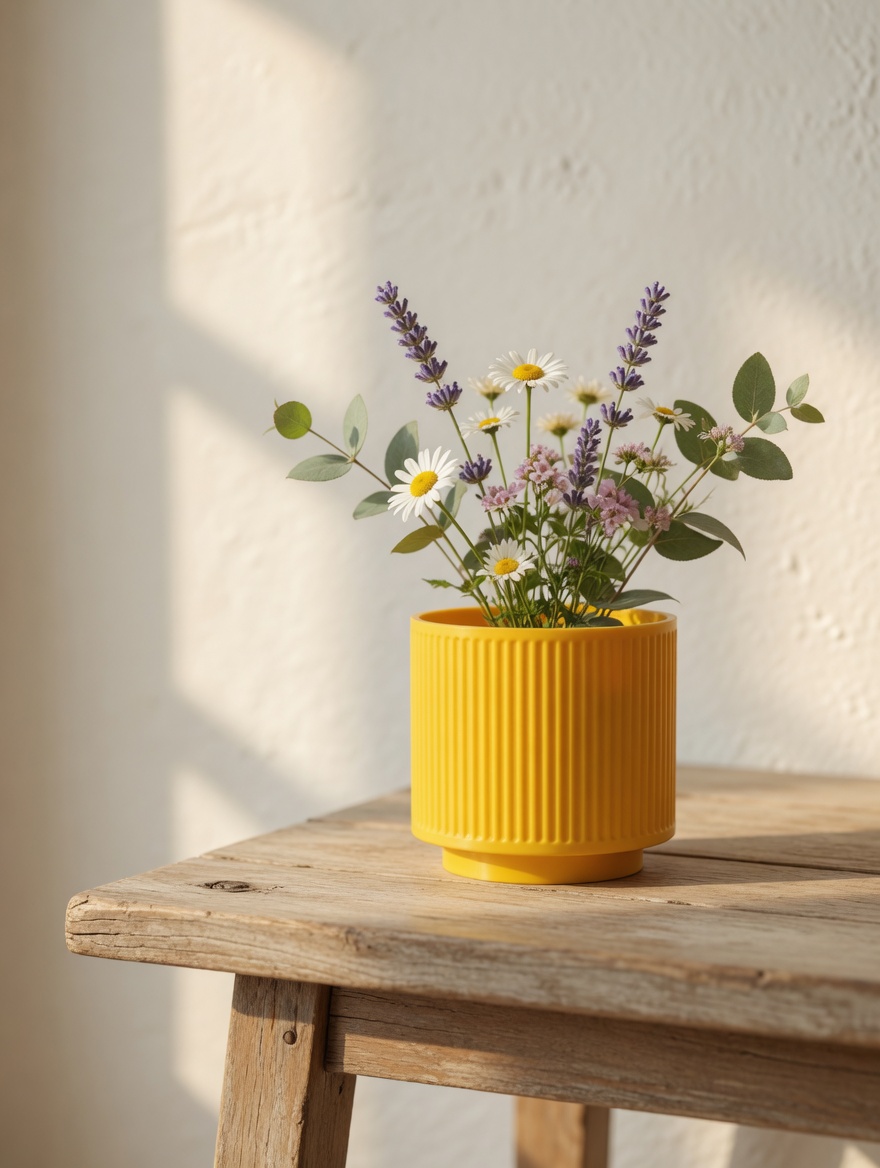 Yellow Vase 5